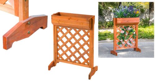 Timeless Garden Fa, kerti virágláda (HOP1001326)