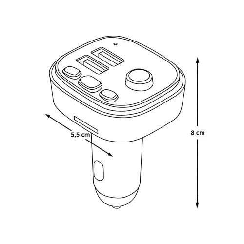 Timeless Tools Többfunkciós autós transzmitter (HOP1001338)
