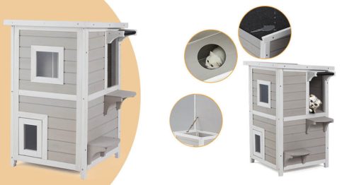 Timeless Pet 2 szintes macskaház (HOP1001370)