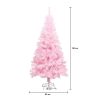 Timeless Christmas Rózsaszín műfenyő - több méretben-120 cm-es (HOP1001385-1)