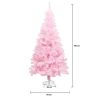 Timeless Christmas Rózsaszín műfenyő - több méretben-150 cm-es (HOP1001385-2)