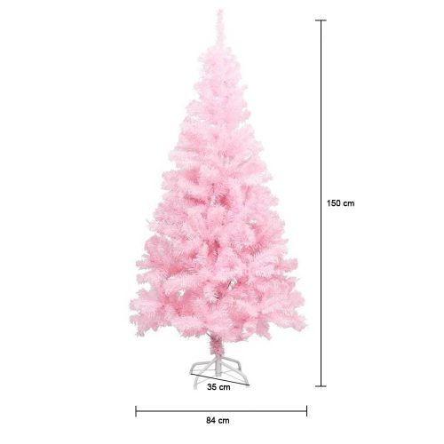 Timeless Christmas Rózsaszín műfenyő - több méretben-150 cm-es (HOP1001385-2)