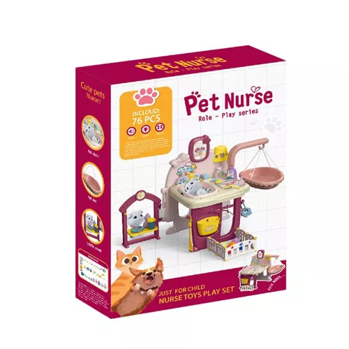 Timeless Toys Játék állatgondozó szett, 72 részes (HOP1001425)