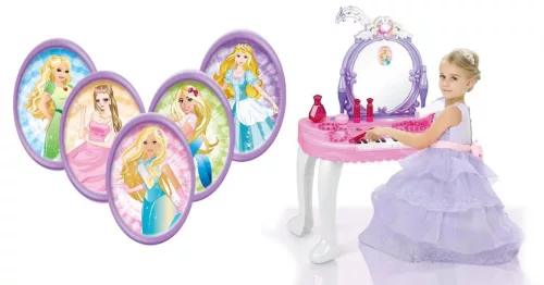 Timeless Toys 2 az 1-ben játék fésülködő asztal és zongora (HOP1001427)