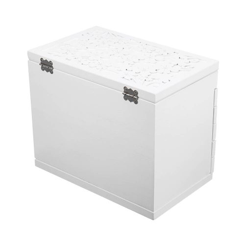 Timeless Beauty 6 rekeszes ékszertartó, fehér (HOP1001438)