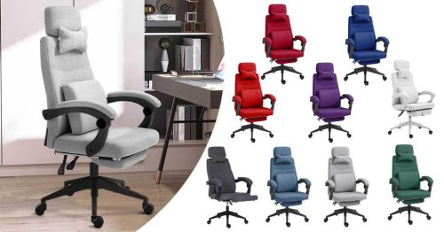 Timeless Office Fejtámlás irodai forgószék - több színben-világos szürke (HOP1001443-1)