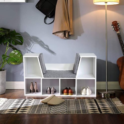 Timeless Home Tárolópolc ülőhellyel, párnával (HOP1001450)