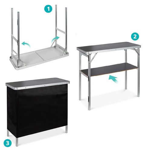 Timeless Garden Összecsukható hordozható bárpult (HOP1001461)