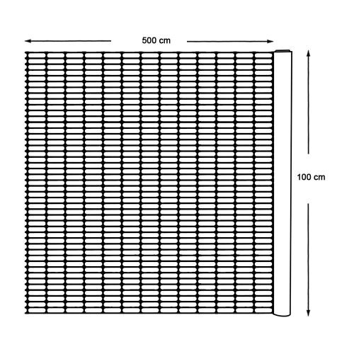 Timeless Garden Műanyag kerítésháló, 50 méteres, vágható (HOP1001490)
