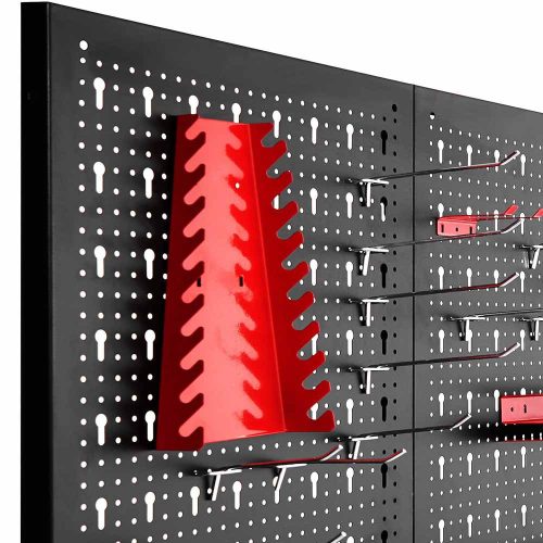 Timeless Tools Fém, fali szerszámtartó panel kampókkal és tárolókkal (HOP1001503)