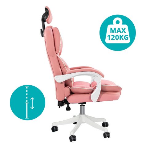 Timeless Office Lux főnöki forgószék, több típusban-rózsaszín (HOP1001520-2)