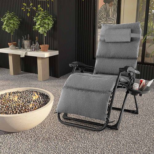 Timeless Garden Párnázott zéró gravitáció szék, több színben-szürke (HOP1001530-2)