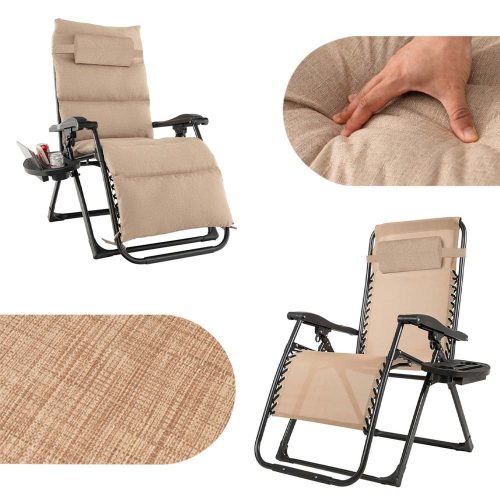 Timeless Garden Párnázott zéró gravitáció szék, több színben-bézs (HOP1001530-3)