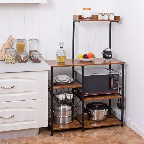 Timeless Gourmet Tároló állvány kosárral (HOP1001540)