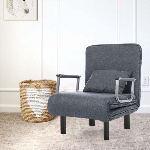 Timeless Home 2 az 1-ben fotelágy, több színben-sötét szürke (HOP1001545-1)