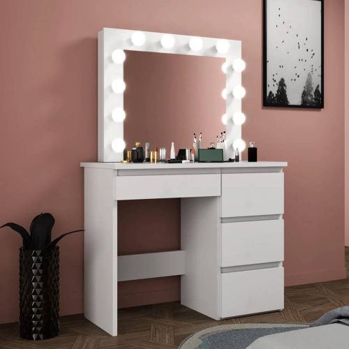 Timeless Beauty Barcelona fésülködő asztal, fehér (HOP1001547)