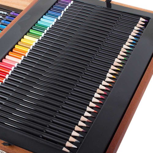 Timeless Hobby 174 részes festő-és rajzkészlet praktikus, fa díszdobozban (HOP1001573)