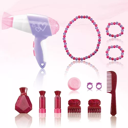 Timeless Toys Játék fésülködőasztal babafejjel (HOP1001617)