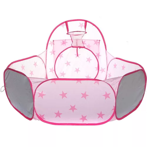 Timeless Toys 3az1-ben játszósátor, rózsaszín (HOP1001631-1)