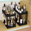 Timeless Gourmet Mosogató alá helyezhető 2 szintes rendszerező állvány 2db, fekete (HOP1001646-2)