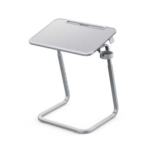 Timeless Tools Állítható magasságú reggelizőasztal tablettartóval, szürke (HOP1001661-1)