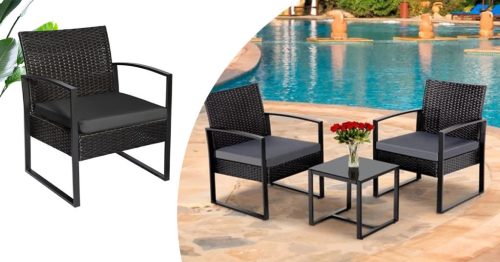 Timeless Garden 2 személyes, kültéri bútorszett dohányzóasztallal (HOP1001663)