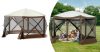 Timeless Garden 8 személyes vízálló kemping sátor, tárolóval és szúnyoghálóval (HOP1001665)