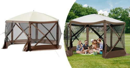 Timeless Garden 8 személyes vízálló kemping sátor, tárolóval és szúnyoghálóval (HOP1001665)