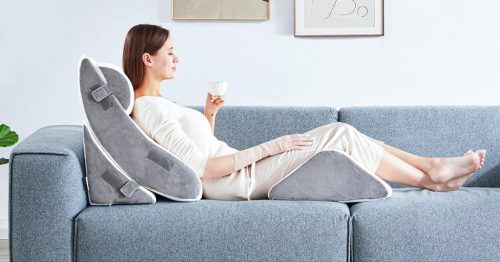 Timeless Home Ortopédiai kialakítású hát-, nyak- és lábtámasz szett, 4 részes (HOP1001715)