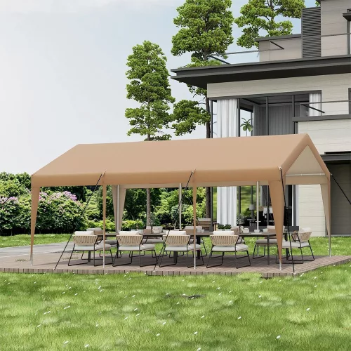 Timeless Tools Autóbeálló sátor, bézs (HOP1001732)