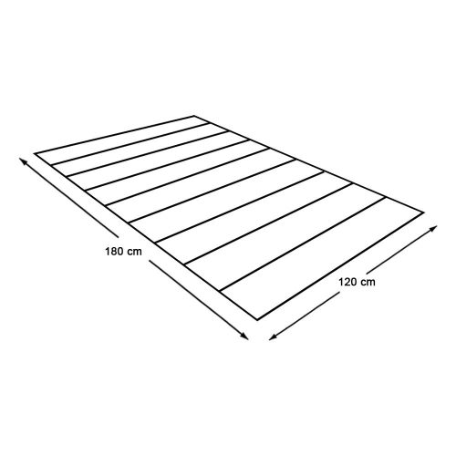 Timeless Garden Kültéri szőnyeg, 2 oldalas, 180 x 120 cm, zöld-bézs (HOP1001744-3)