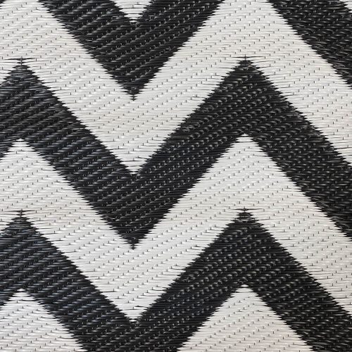 Timeless Garden Kültéri szőnyeg, 2 oldalas, 180 x 120 cm,fekete-fehér (HOP1001744-4)