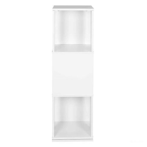 Timeless Home Forgó könyvespolc, 34x34x108 cm, fehér (HOP1001746)