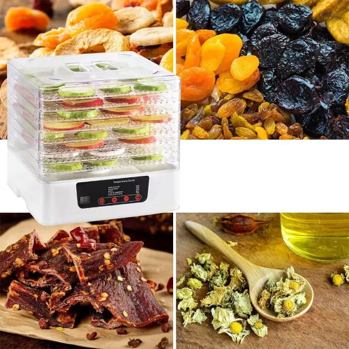 Timeless Gourmet 8 tálcás zöldség-gyümölcs aszaló gép (HOP1001756)