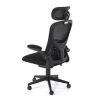 Timeless Office Ergonomikus irodai szék deréktámasszal, fejtámlával, fekete (HOP1001787-1)