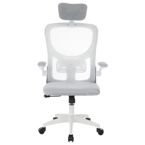 Timeless Office Ergonomikus irodai szék deréktámasszal, fejtámlával, szürke (HOP1001787-2)