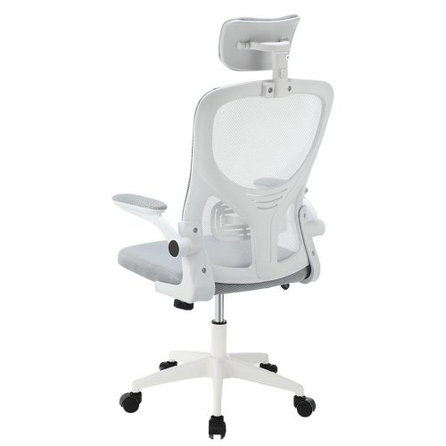 Timeless Office Ergonomikus irodai szék deréktámasszal, fejtámlával, szürke (HOP1001787-2)