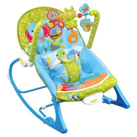   Timeless Home Rezgő, zenélő pihenőszék 18kg-ig, kék (HOP1001793)