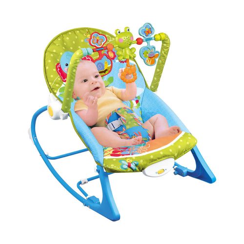 Timeless Home Rezgő, zenélő pihenőszék 18kg-ig, kék (HOP1001793)