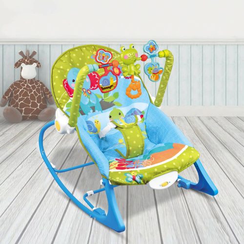 Timeless Home Rezgő, zenélő pihenőszék 18kg-ig, kék (HOP1001793)