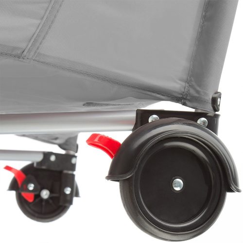 Timeless Home Utazóágy pelenkázó lappal és játékhíddal, szürke (HOP1001795)