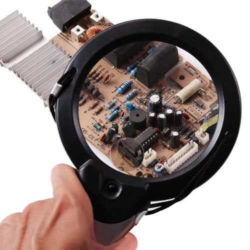 Timeless Tools Nyakbaakasztható nagyító 2 LED-del, hidegfehér (HOP1001815)