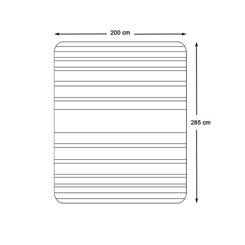 Timeless Garden Piknik takaró, 2x2,85 m (HOP1001820)