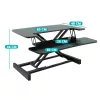 Timeless Office Sit/stand állóasztal átalakító (HOP1001828)