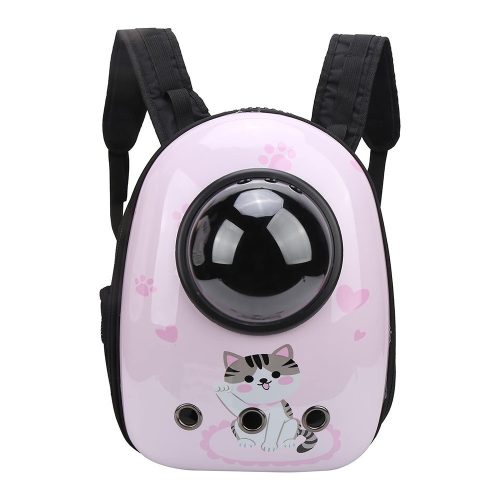 Timeless Pet Kisállathordozó hátizsák, rózsaszín cicás (HOP1001846-4)