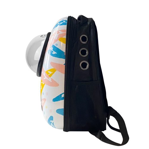 Timeless Pet Kisállathordozó hátizsák, fehér faleveles (HOP1001846-6)