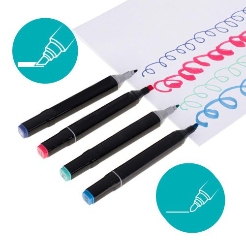 Timeless Hobby Kétvégű alkoholos marker készlet kézitáskában (HOP1001857)