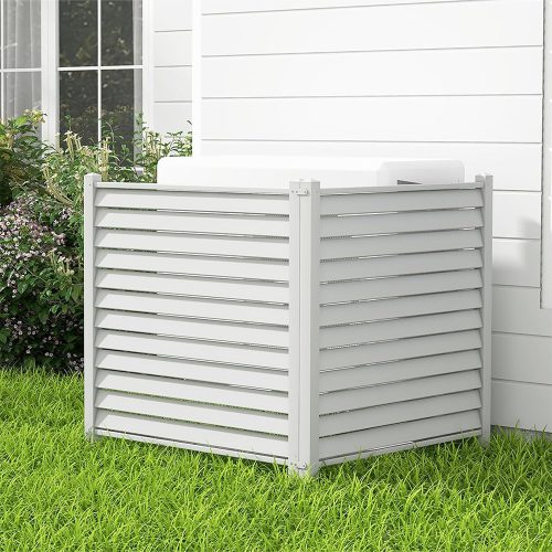 Timeless Garden Leszúrható kerítéspanel, 122x122 cm, 2db, fehér (HOP1001871)