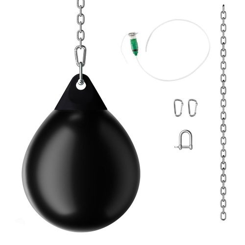 Timeless Sport Vízzel tölthető boxzsák lánccal, fekete (HOP1001877)