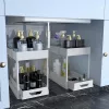 Timeless Gourmet Konyhai rendszerező állvány, 2db, fehér (HOP1001881-1)